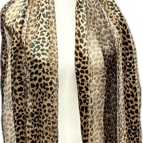 Leopard Print Scarf - Picture 2 of 2